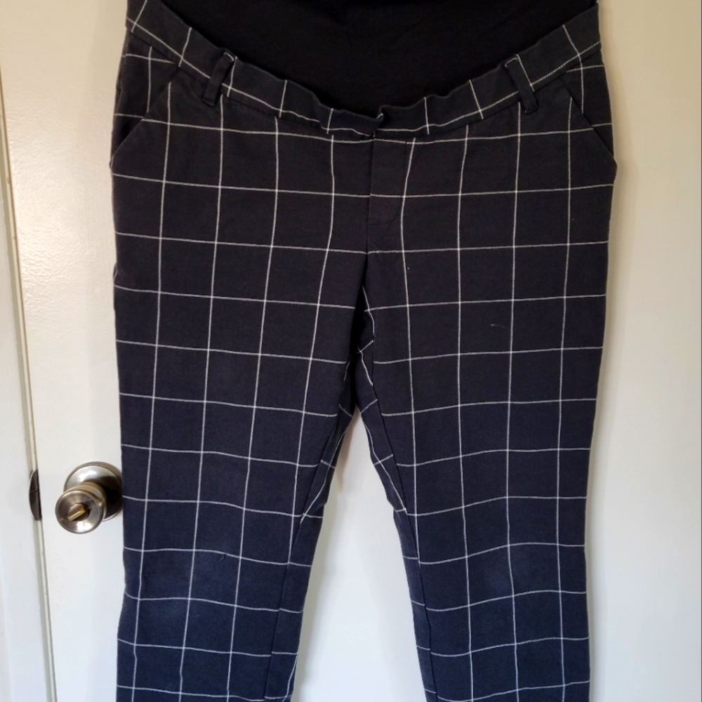 Maternity True Waistband Full Panel Slim Ankle Pants